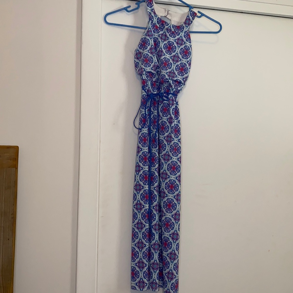 Girls Three Pink Hearts Trixxi maxi dress